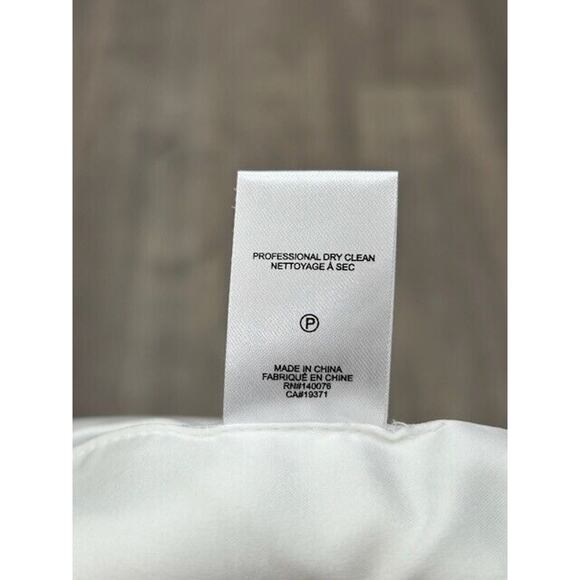 NWOT Generation Love Tube Top Back Zip Gold Chain Hem Built In Bra White XL FLAW - Picture 5 of 8